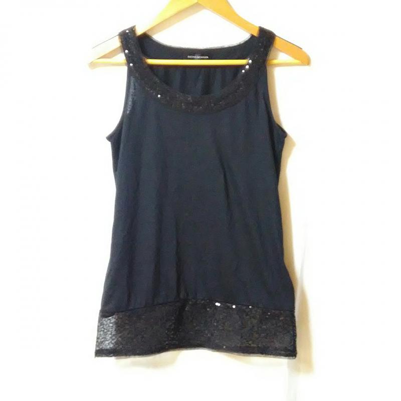 ボナジョルナータ BUONA GIORNATA タンクトップ タンクトップ S 無地 黒 / ブラック / レディース USED 古着 中古 10013178