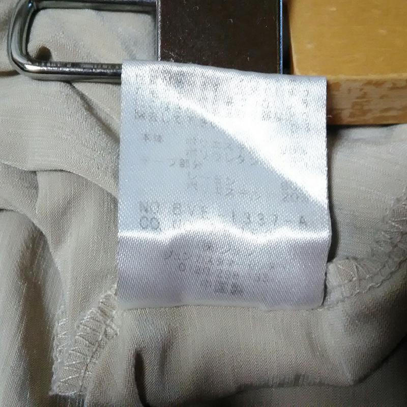 ビス ViS ワンピース ひざ丈スカート M 無地 ベージュ / ベージュ / レディース USED 古着 中古 10013184