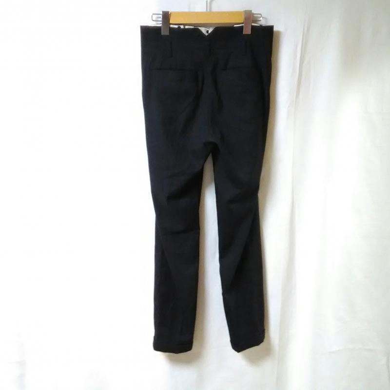ドゥウ゛ィネット DEVINETTE パンツ スラックス 1 チェック 黒 / ブラック / レディース USED 古着 中古 10013199