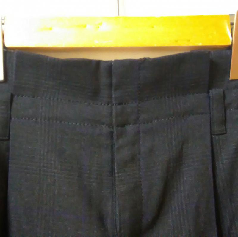 ドゥウ゛ィネット DEVINETTE パンツ スラックス 1 チェック 黒 / ブラック / レディース USED 古着 中古 10013199