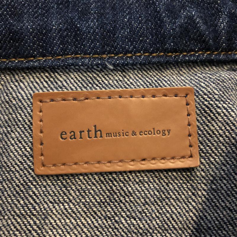 アースミュージックアンドエコロジー earth music&ecology ジャケット、上着 ジャケット、ブレザー デニムジャケット S 無地 インディゴ / インディゴ / レディース USED 古着 中古 10013211
