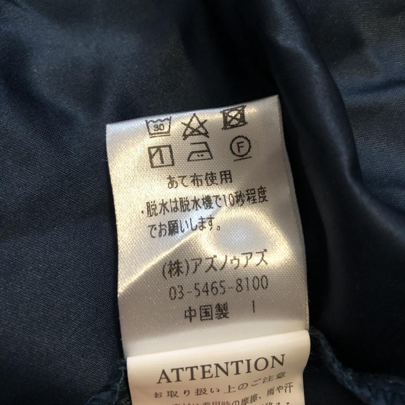 アズノゥアズ as know as ワンピース ひざ丈スカート リボンデザインスリーブワンピース 無地 緑 / グリーン / レディース USED 古着 中古 10013245