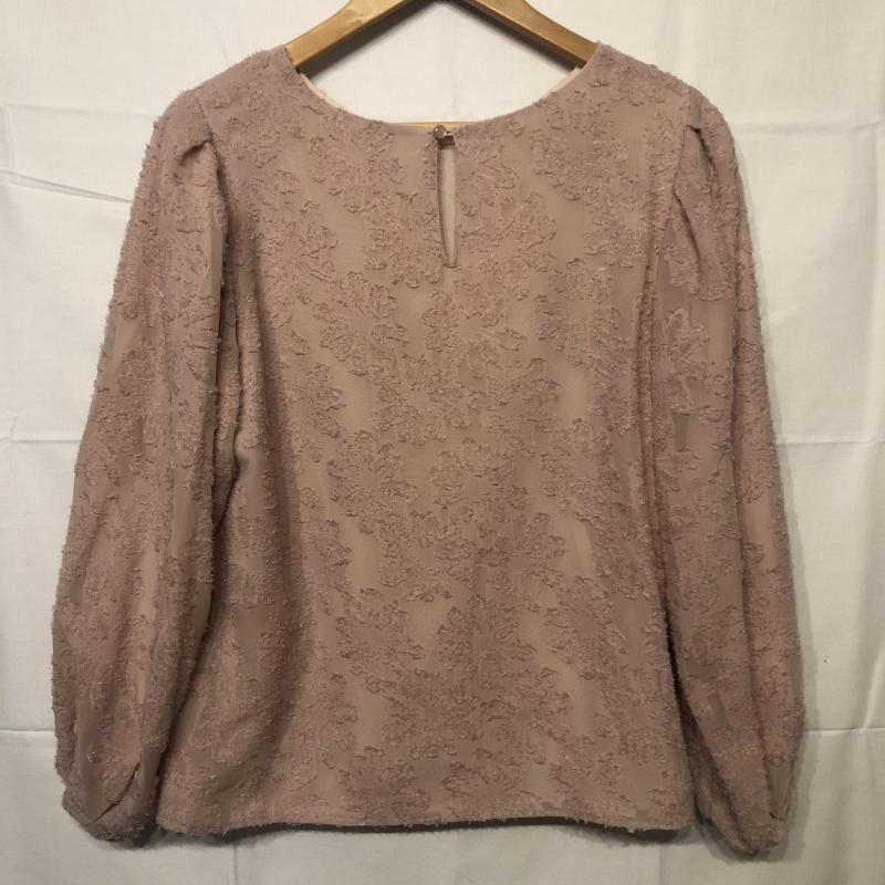 エンネア Ennea シャツ、ブラウス 長袖 M 花柄 桃 / ピンク / レディース USED 古着 中古 10013249