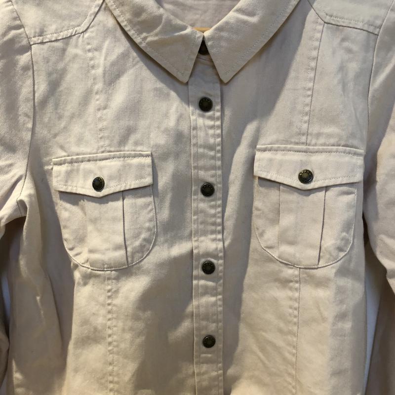 マジェスティックレゴン MAJESTIC LEGON シャツ、ブラウス 長袖 FREE 無地 ベージュ / ベージュ / レディース USED 古着 中古 10013271