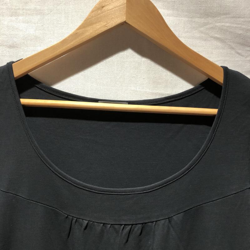 イエナ IENA チュニック 半袖 無地 黒 / ブラック / レディース USED 古着 中古 10013296