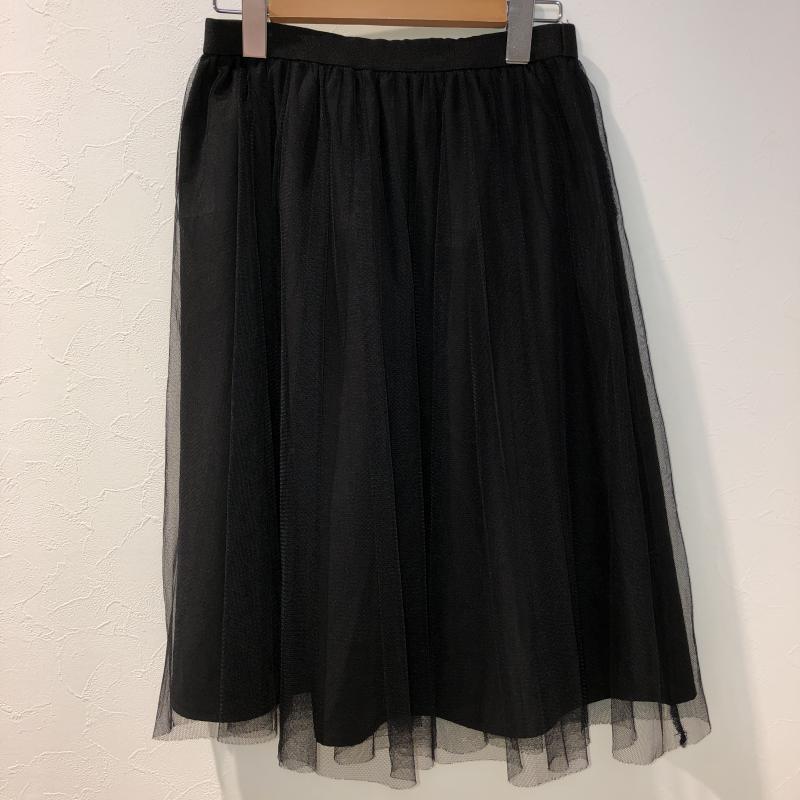シャンブルドゥシャーム chambre de charme スカート ひざ丈スカート FREE 無地 黒 / ブラック / レディース USED 古着 中古 10013324
