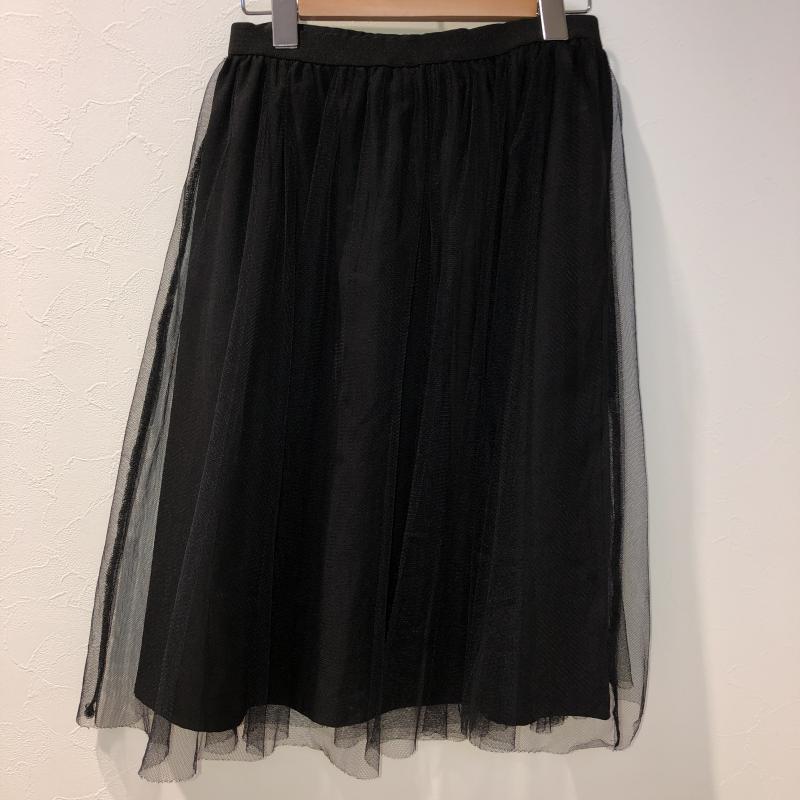 シャンブルドゥシャーム chambre de charme スカート ひざ丈スカート FREE 無地 黒 / ブラック / レディース USED 古着 中古 10013324