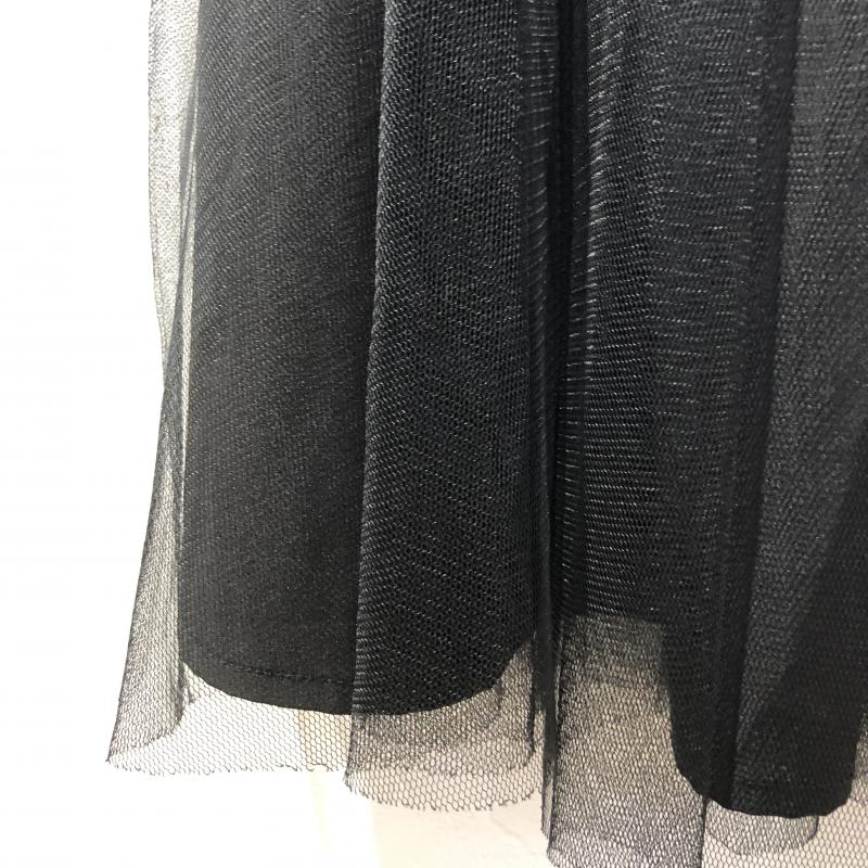 シャンブルドゥシャーム chambre de charme スカート ひざ丈スカート FREE 無地 黒 / ブラック / レディース USED 古着 中古 10013324