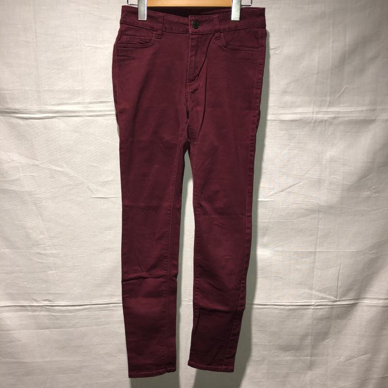 ローリーズファーム LOWRYS FARM パンツ スラックス S 無地 茶 / ブラウン / レディース USED 古着 中古 10013336