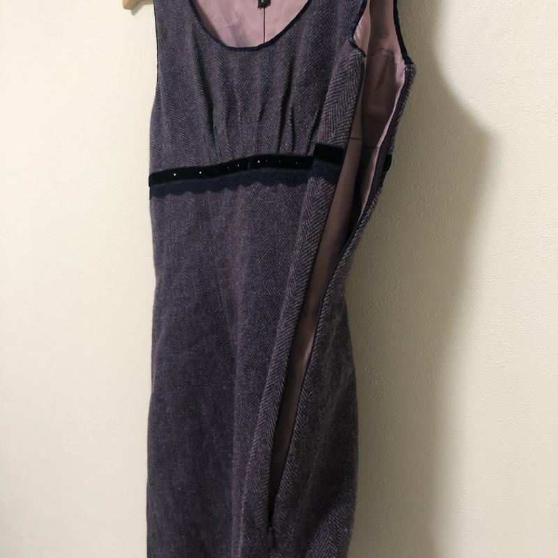 ジルスチュアート JILLSTUART ワンピース ミニスカート 0 無地 X 紫 / パープル / X 黒 / ブラック / X 紺 / ネイビー / レディース USED 古着 中古 10013351