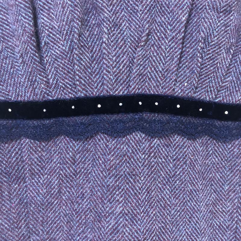 ジルスチュアート JILLSTUART ワンピース ミニスカート 0 無地 X 紫 / パープル / X 黒 / ブラック / X 紺 / ネイビー / レディース USED 古着 中古 10013351