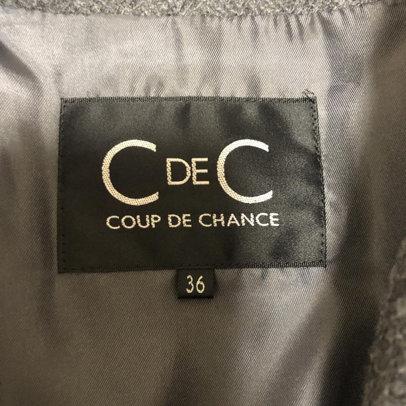 クードシャンス COUP DE CHANCE コート コート一般 36 無地 灰 / グレー / レディース USED 古着 中古 10013361