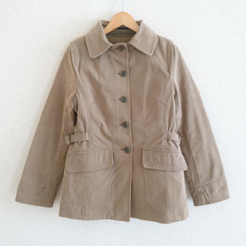 マカフィー MACPHEE コート コート一般 無地 ベージュ / ベージュ / レディース USED 古着 中古 10013454