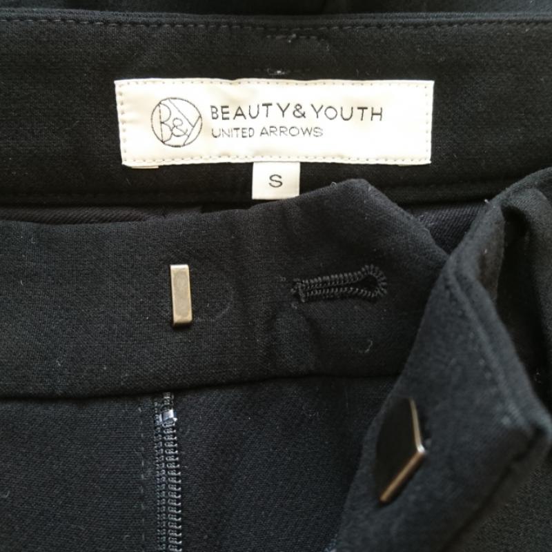 ビューティアンドユースユナイテッドアローズ BEAUTY&YOUTH UNITED ARROWS パンツ ショートパンツ S 無地 黒 / ブラック / レディース USED 古着 中古 10013471