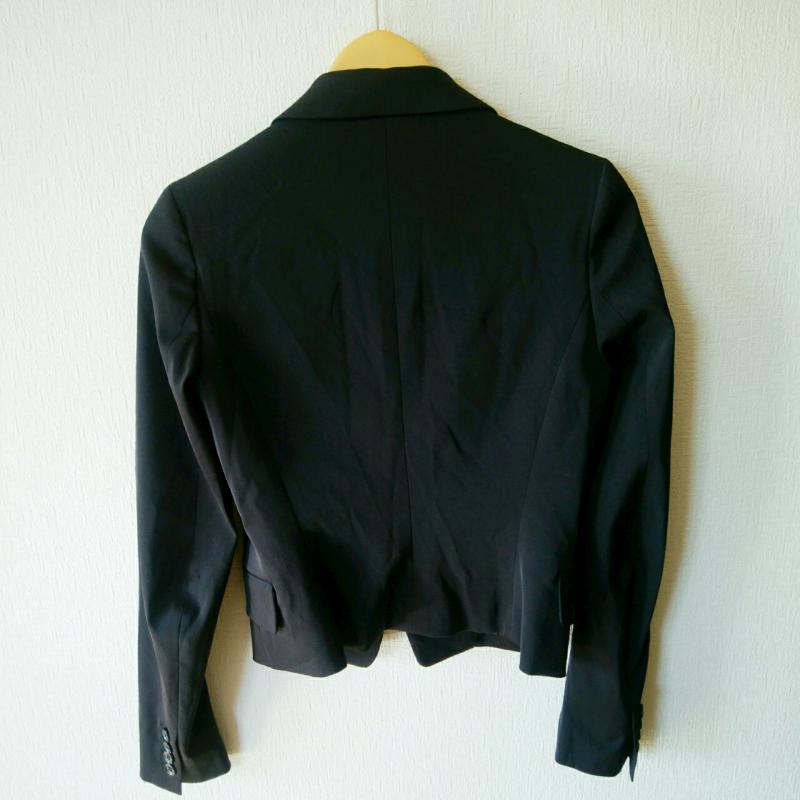 ブラックバイマウジー BLACK BY MOUSSY ジャケット、上着 ジャケット、ブレザー 2 無地 黒 / ブラック / レディース USED 古着 中古 10013491