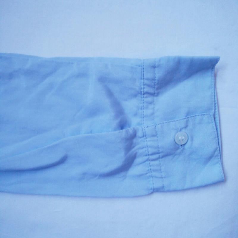 ロペピクニック ROPE' PICNIC シャツ、ブラウス 長袖 38 無地 青 / ブルー / レディース USED 古着 中古 10013522