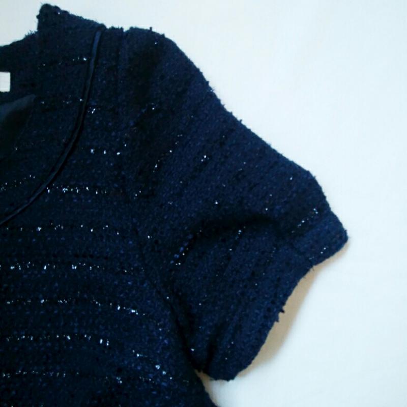 グローブ grove ワンピース ミニスカート M 紺 / ネイビー / レディース USED 古着 中古 10013524