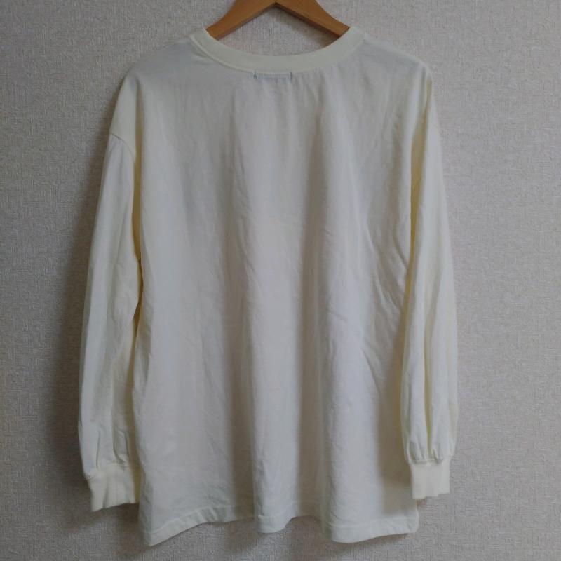 ダブルクローゼット w closet Tシャツ 長袖 FREE 無地 X ロゴ、文字 白 / ホワイト / X 黒 / ブラック / X 青 / ブルー / メンズ USED 古着 中古 10013547