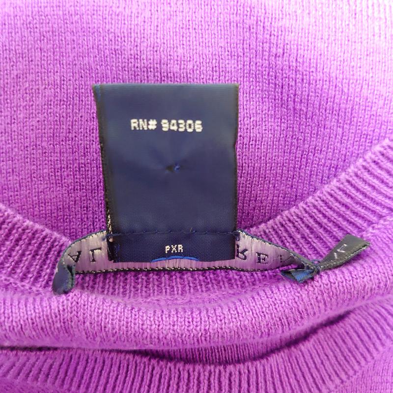 ラルフローレン RALPHLAUREN カットソー 半袖 S 無地 X ワンポイント 紫 / パープル / レディース USED 古着 中古 10013585
