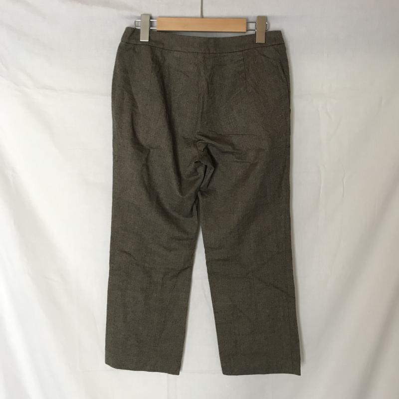 スピック&スパン Spick & Span パンツ スラックス クロップドパンツ 38 無地 茶 / ブラウン / レディース USED 古着 中古 10013632