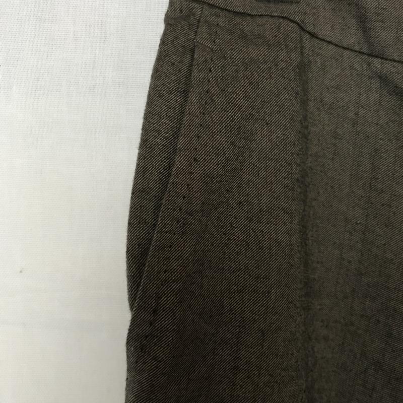 スピック&スパン Spick & Span パンツ スラックス クロップドパンツ 38 無地 茶 / ブラウン / レディース USED 古着 中古 10013632