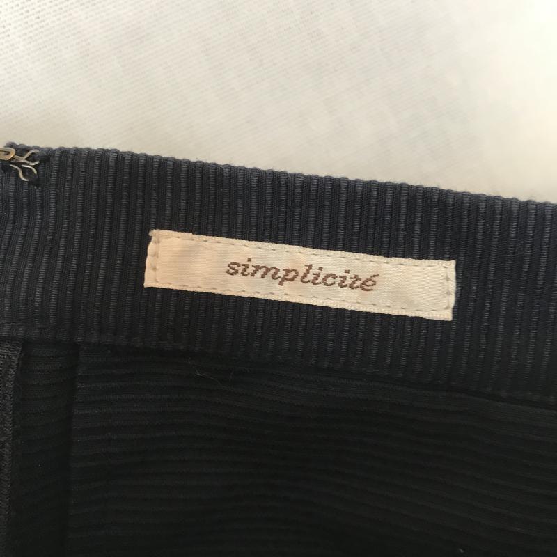 シンプリシテェ Simplicite パンツ ショートパンツ 38 無地 紺 / ネイビー / レディース USED 古着 中古 10013642