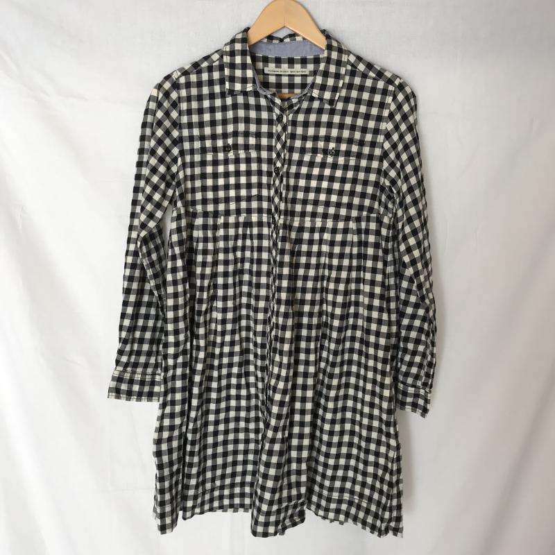 スピック&スパン Spick & Span シャツ、ブラウス 長袖 チェック 黒 / ブラック / X 白 / ホワイト / レディース USED 古着 中古 10013646