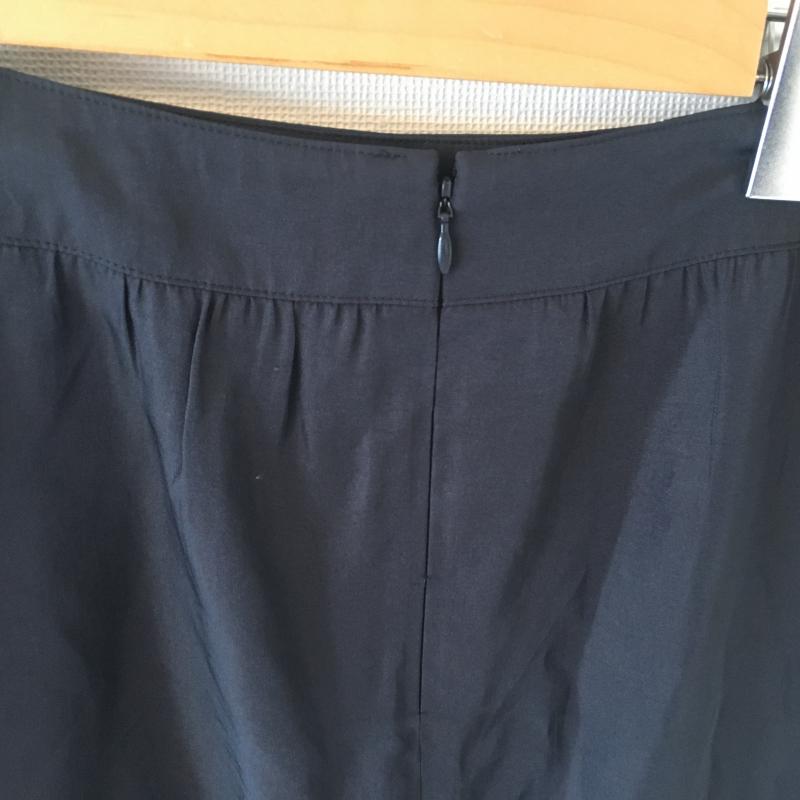 ニジュウサンク 23区 スカート ひざ丈スカート 36 無地 紺 / ネイビー / X 茶 / ブラウン /  レディース USED 古着 中古 10013716