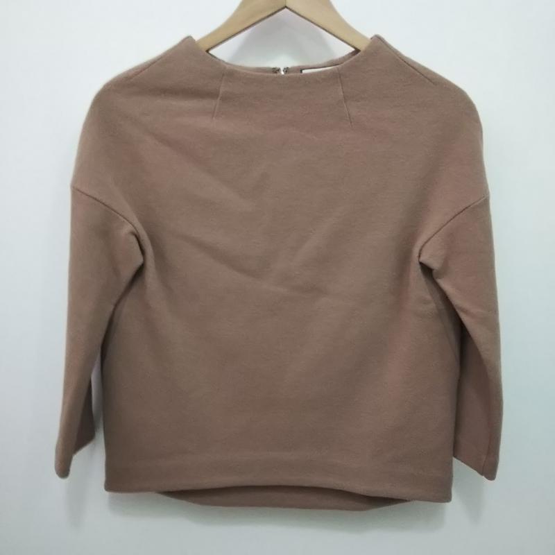 リズム R-ISM カットソー 七分袖 2 無地 茶 / ブラウン / レディース USED 古着 中古 10013722