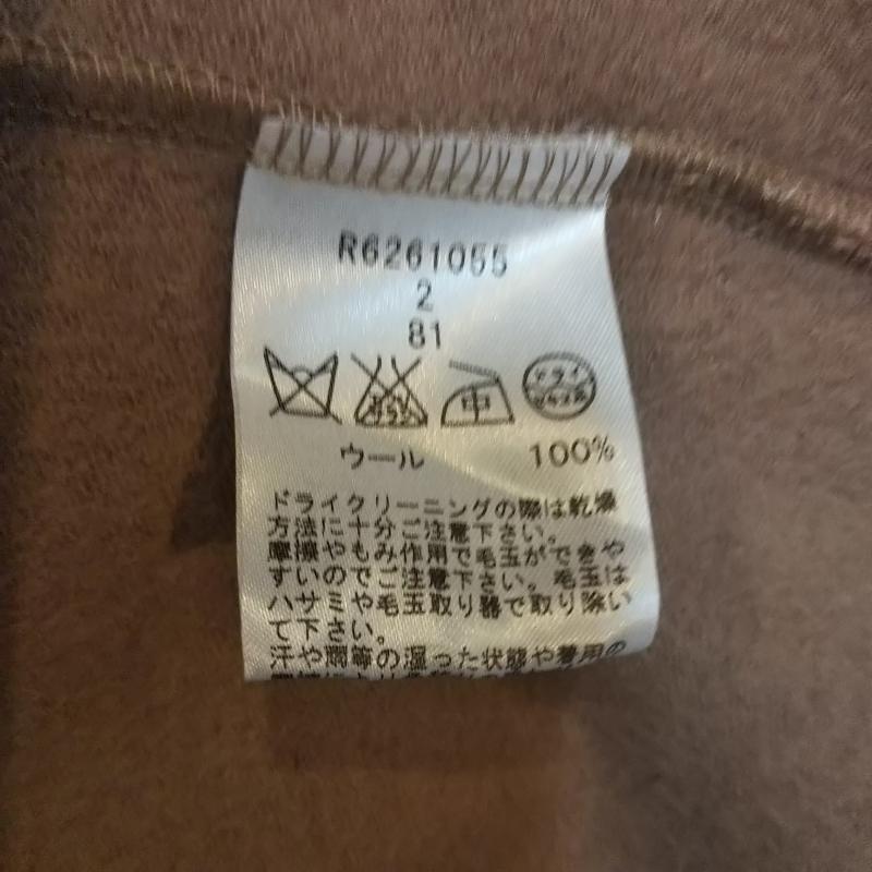 リズム R-ISM カットソー 七分袖 2 無地 茶 / ブラウン / レディース USED 古着 中古 10013722