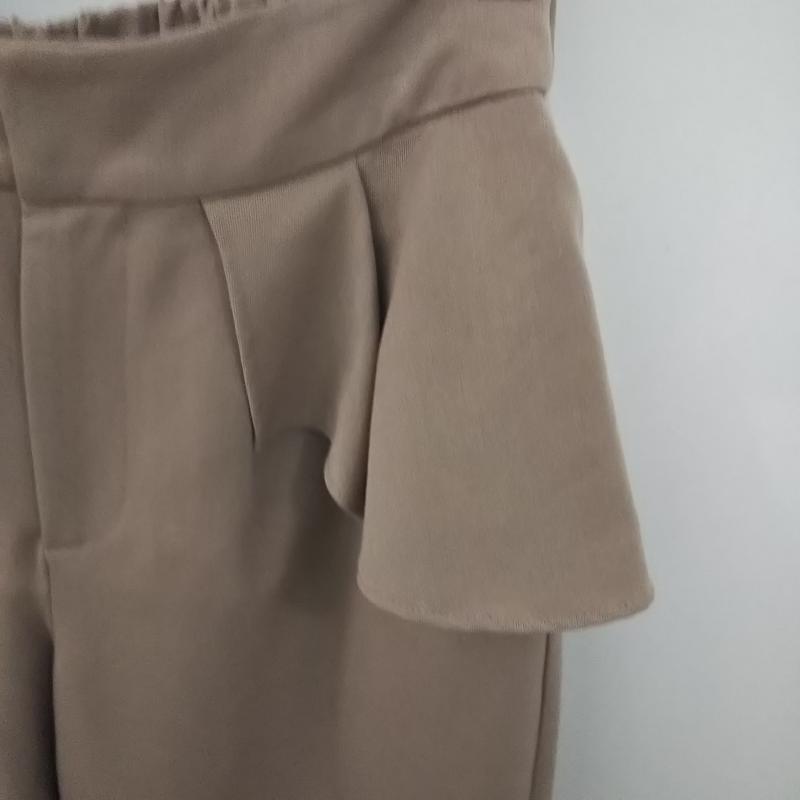 グリーンデイル ガーネット GREENDALE GARNET パンツ スラックス L 無地 ベージュ / ベージュ / レディース USED 古着 中古 10013728