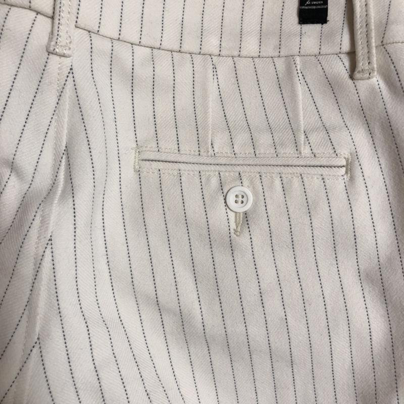 スウィートキャメル Sweet Camel パンツ スラックス ストライプ 白 / ホワイト / X 黒 / ブラック / レディース USED 古着 中古 10013737