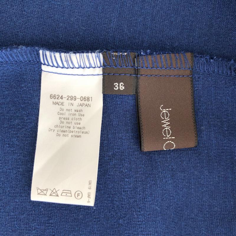 ジュエルチェンジズ Jewel Changes スカート ミニスカート 36 無地 青 / ブルー / レディース USED 古着 中古 10013746