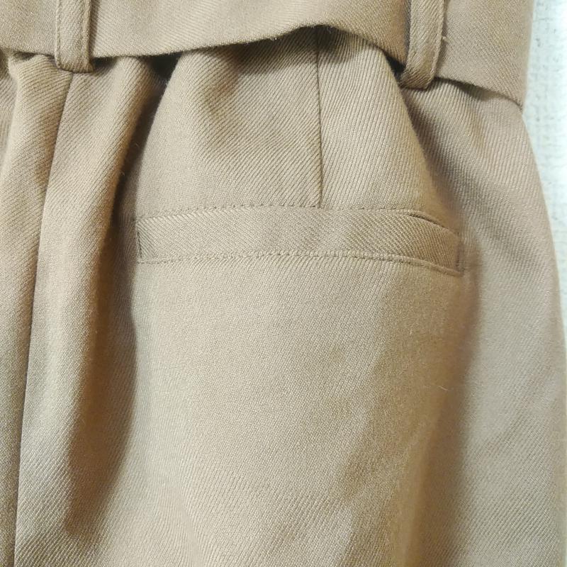 コルザ COLZA ボトムス ボトムス テーパードパンツ L 無地 茶 / ブラウン / レディース USED 古着 中古 10013900