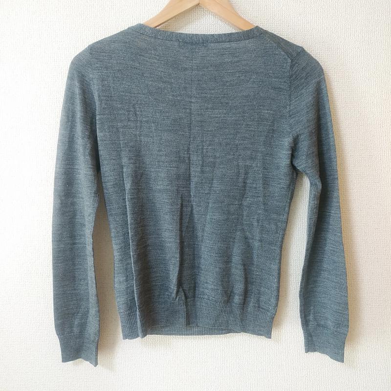プロポーションボディドレッシング PROPORTION BODY DRESSING カットソー 長袖 ニットカットソー 3 無地 灰 / グレー / レディース USED 古着 中古 10013901