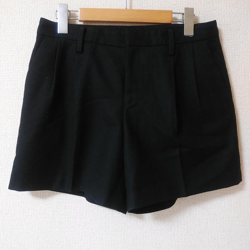 イエナ IENA パンツ ショートパンツ 38 無地 黒 / ブラック / レディース USED 古着 中古 10013909