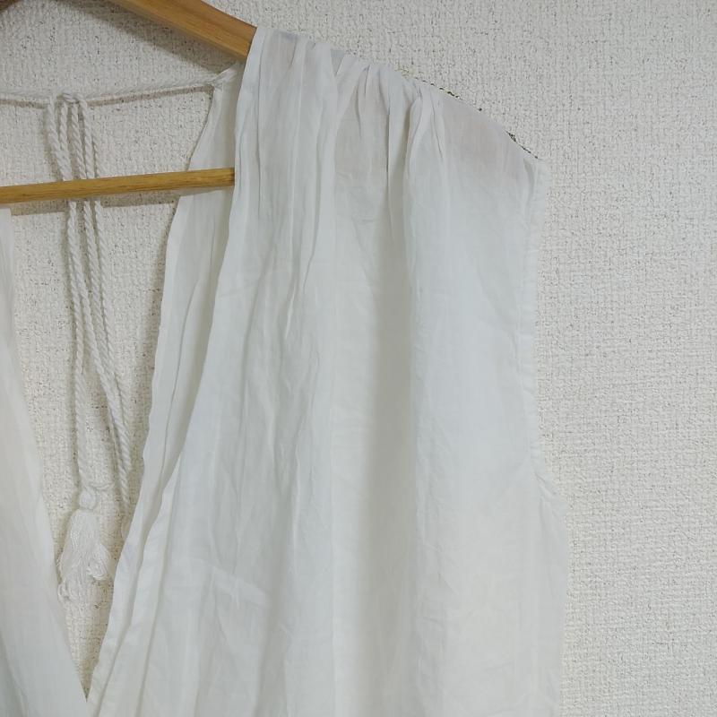 スピック&スパン Spick & Span シャツ、ブラウス 半袖 無地 白 / ホワイト / レディース USED 古着 中古 10013920