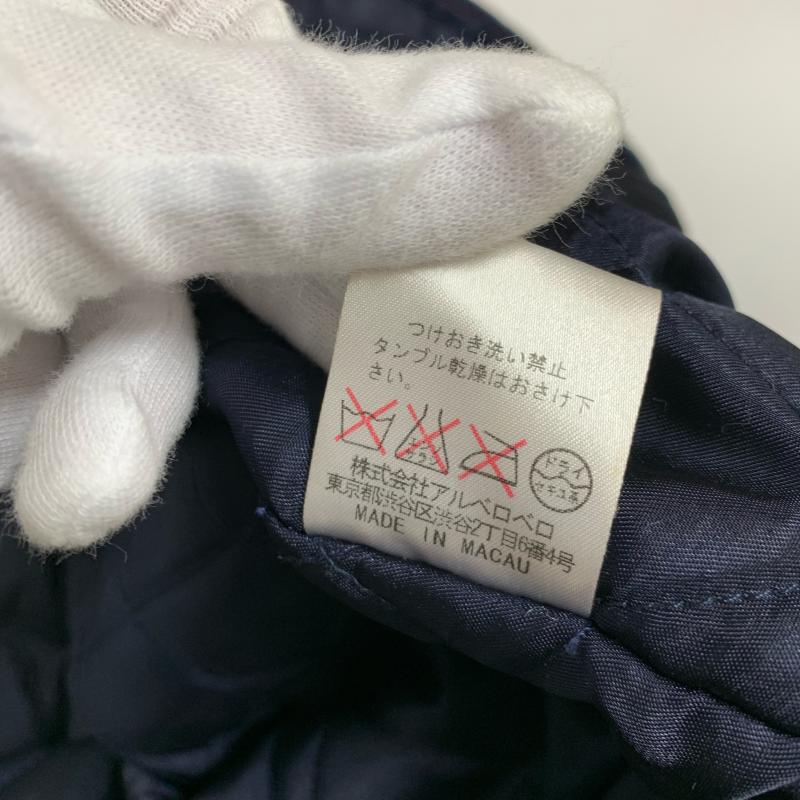 アルベロベロ OLLEBOREBLA コート コート一般 デニム ビーズ M ロゴ、文字 X 花柄 X インディゴ / インディゴ / X 青 / ブルー / レディース USED 古着 中古 10013928