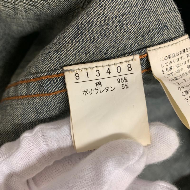 アルベロベロ OLLEBOREBLA コート コート一般 デニム ビーズ M ロゴ、文字 X 花柄 X インディゴ / インディゴ / X 青 / ブルー / レディース USED 古着 中古 10013928