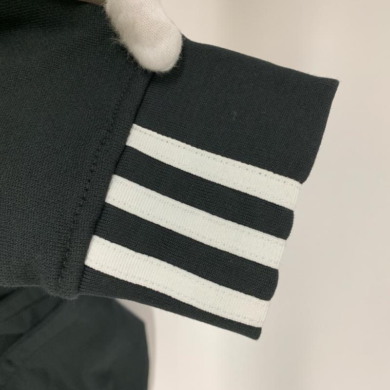 アディダス adidas パーカー 長袖 S 無地 X ワンポイント X 黒 / ブラック / X 白 / ホワイト / レディース USED 古着 中古 10013955