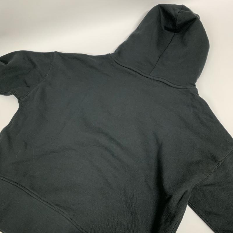 アディダス adidas パーカー 長袖 S 無地 X ワンポイント X 黒 / ブラック / X 白 / ホワイト / レディース USED 古着 中古 10013955