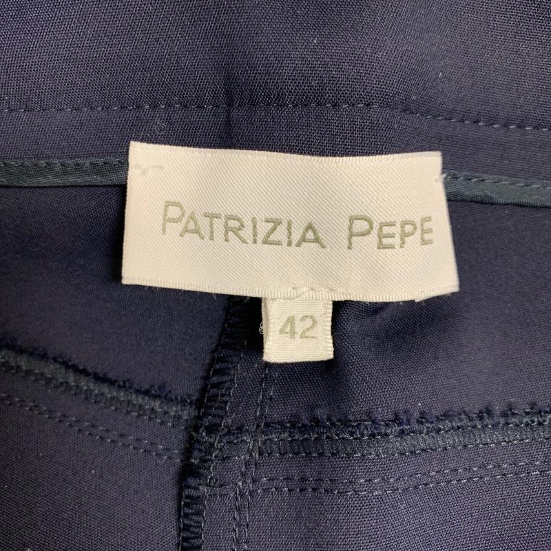 パトリッツァペペ PATRIZIA-PEPE パンツ スラックス 42 無地 紺 / ネイビー / レディース USED 古着 中古 10013964