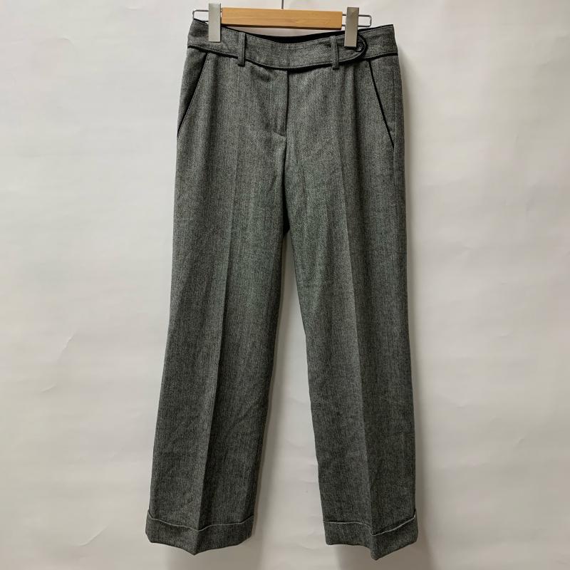 エウ゛ー et vous パンツ スラックス 34 総柄 灰 / グレー / レディース USED 古着 中古 10013988