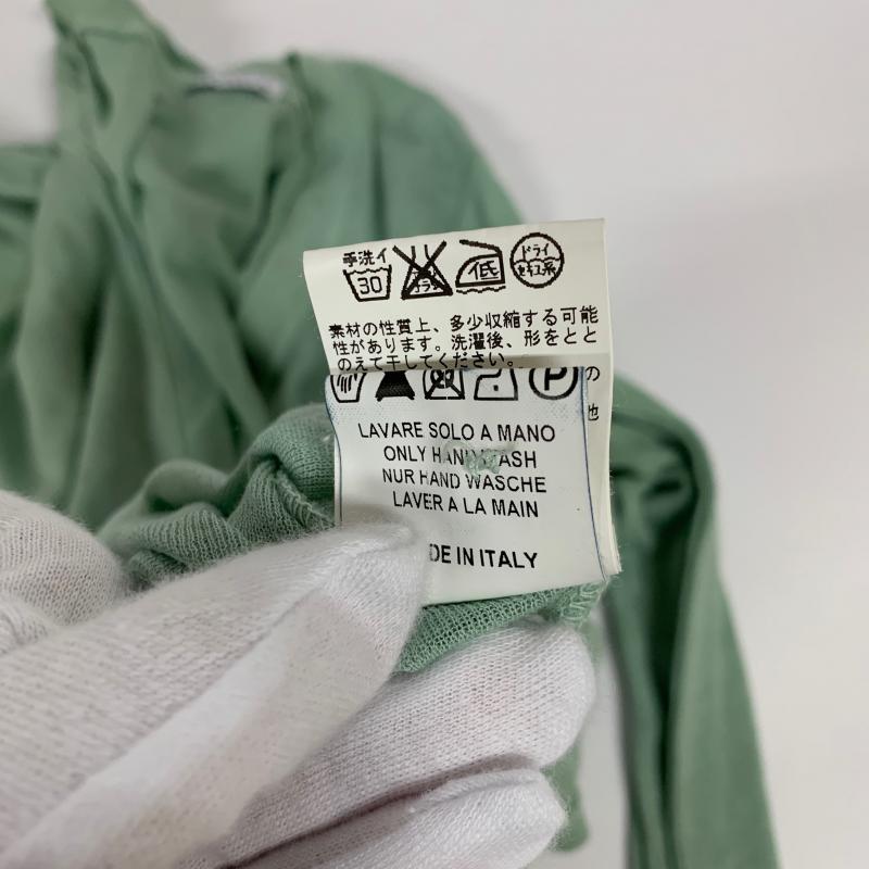 トランジットパーサッチ transit par-such カットソー 長袖 ニットカットソー 無地 緑 / グリーン / レディース USED 古着 中古 10013996