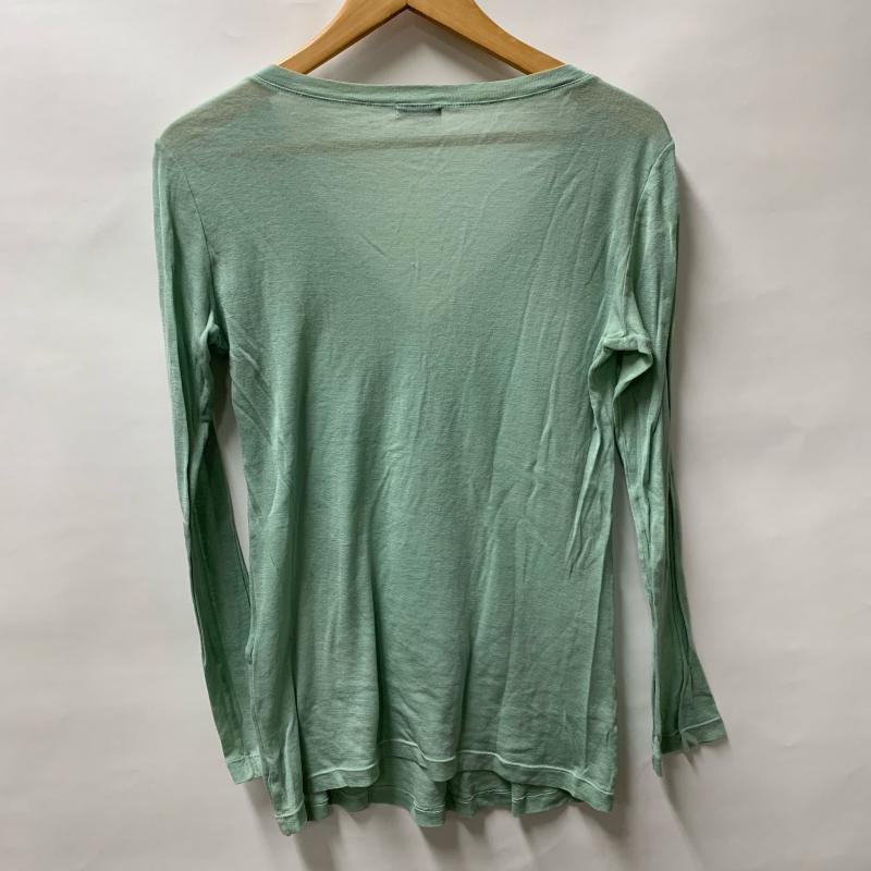 トランジットパーサッチ transit par-such カットソー 長袖 ニットカットソー 無地 緑 / グリーン / レディース USED 古着 中古 10013996