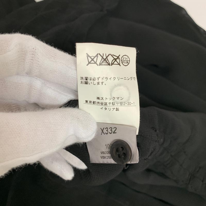 トランジットパーサッチ transit par-such ワンピース ひざ丈スカート 2 無地 X ドット 黒 / ブラック / レディース USED 古着 中古 10014000