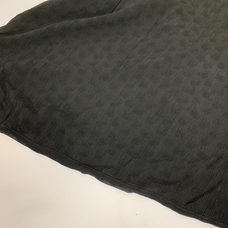 トランジットパーサッチ transit par-such ワンピース ひざ丈スカート 2 無地 X ドット 黒 / ブラック / レディース USED 古着 中古 10014000