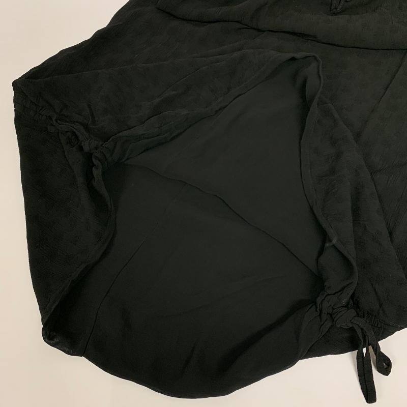 トランジットパーサッチ transit par-such ワンピース ひざ丈スカート 2 無地 X ドット 黒 / ブラック / レディース USED 古着 中古 10014000