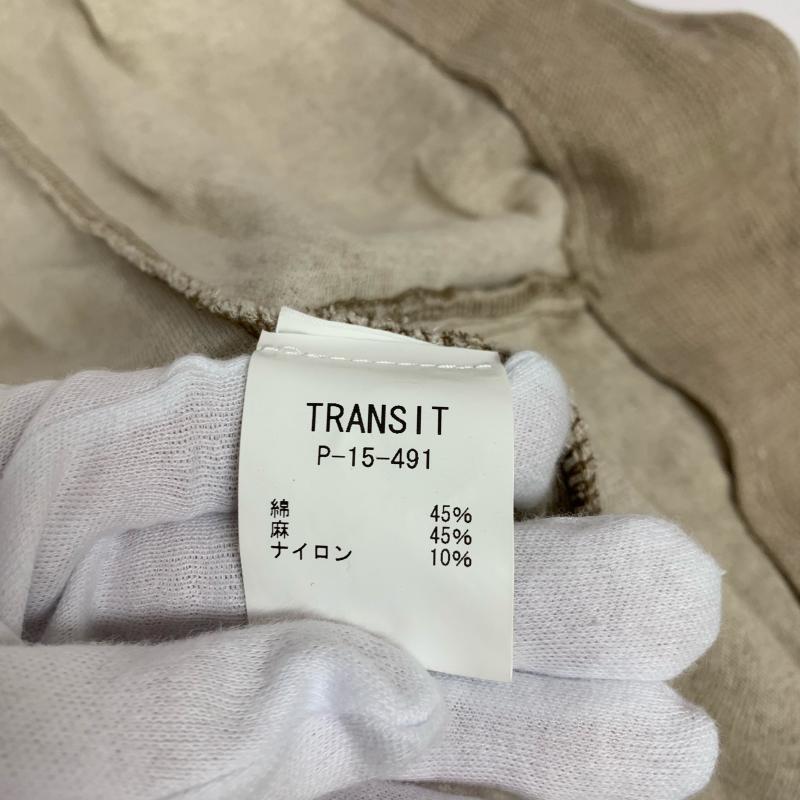 トランジットパーサッチ transit par-such カーディガン 長袖 ジャケット 2 無地 ベージュ / ベージュ / レディース USED 古着 中古 10014005