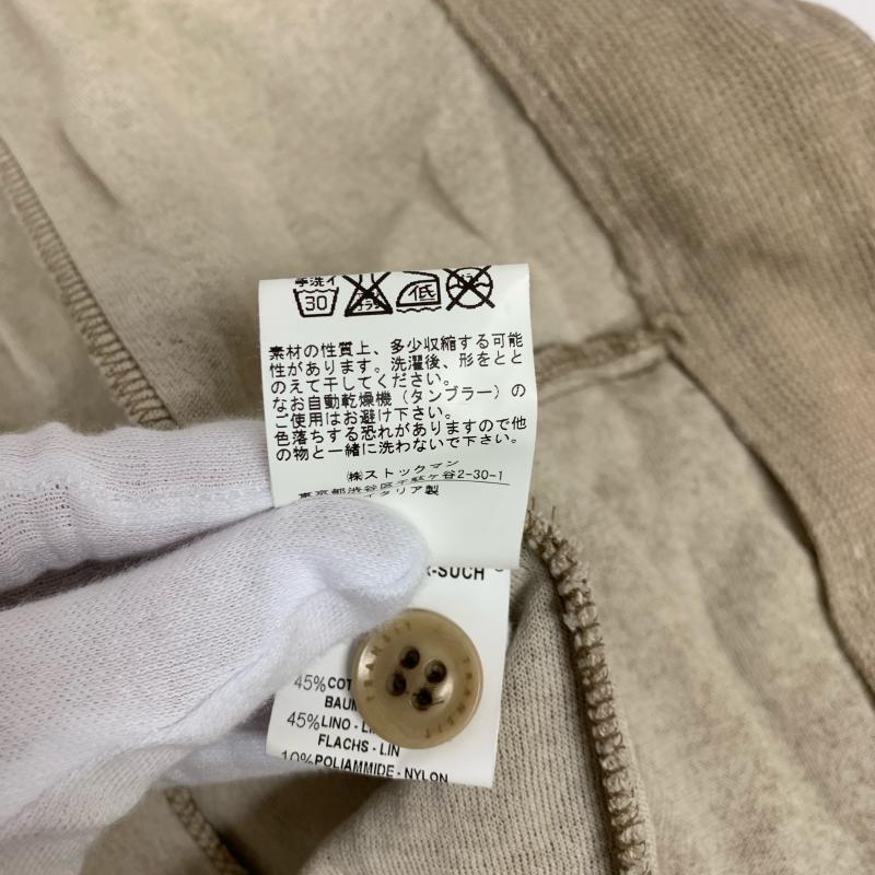 トランジットパーサッチ transit par-such カーディガン 長袖 ジャケット 2 無地 ベージュ / ベージュ / レディース USED 古着 中古 10014005
